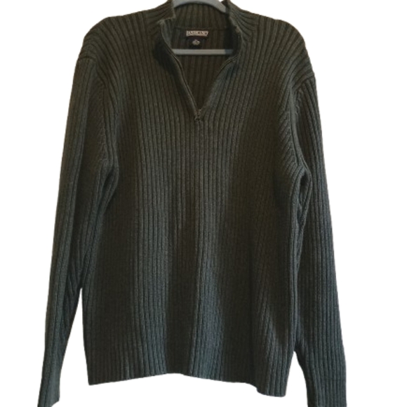 Lands' End Other - Vintage 90s Lands’ End Direct Merchants Men’s XL Ribbed‎ Cotton Quarter Zip...